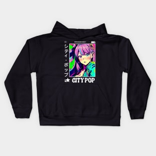 City Pop #3 Kids Hoodie